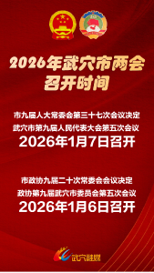 武穴“两会”召开时间定了