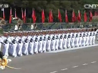 习近平检阅驻港部队现场