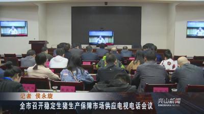 全市召开稳定生猪生产保障市场供应电视电话会议