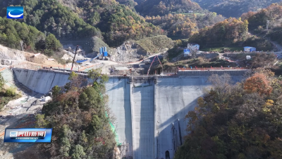 【奋战四季度 决胜“十四五”】万佛山水库大坝年底封顶 惠及四乡镇1.76万人