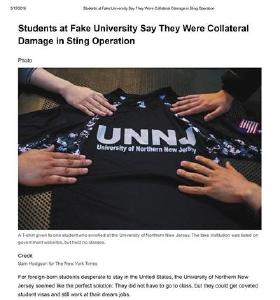 美国国土安全部钓鱼执法 设立野鸡大学查黑中介(图)