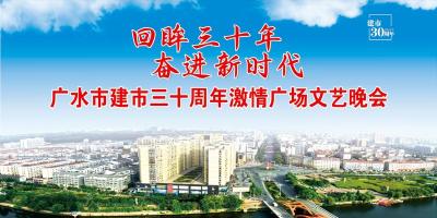 广水市建市三十周年激情广场文艺晚会