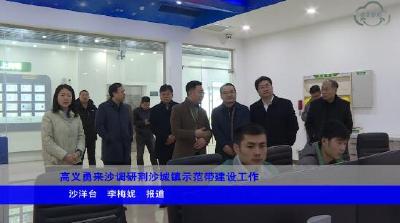 高义勇来沙调研荆沙城镇示范带建设工作