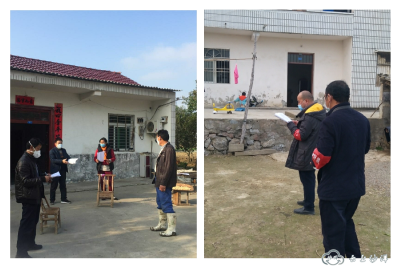 荆门市二医驻高阳镇吕集村工作组：疫情不除，决不收兵