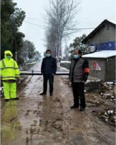 敢于担当，风雪中坚守“抗疫”阵地