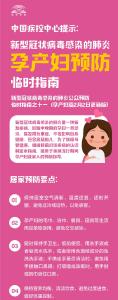 中国疾控中心提示：孕产妇预防（孕产妇篇）