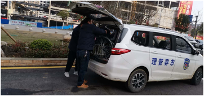 沙洋县环卫处：“民生专车”服务忙