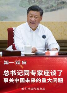总书记同专家座谈了事关中国未来的重大问题