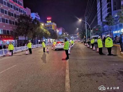 沙洋交警打响“三大战役” 筑牢交通事故防火墙