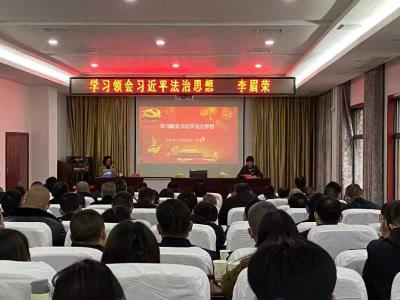 学党史、讲法治、提能力！沙洋县教育整顿政治轮训举办党史、法治专题讲座