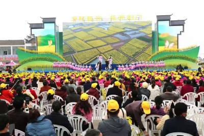 2021年湖北省油菜花节开幕式文艺演出精彩纷呈