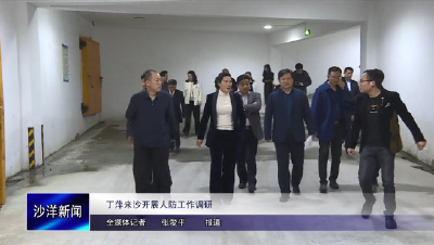 V视丨丁萍来沙开展人防工作调研