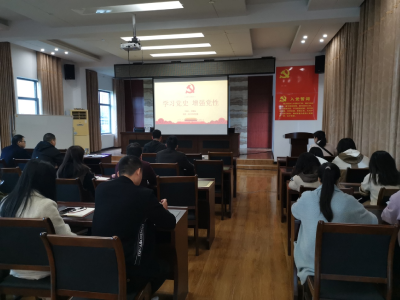 学党史、忆初心、担使命—沙洋县财政局党史学习教育青年理论学习小组活动综述