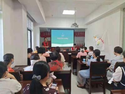 沙洋镇开源社区开展系列讲座助力孩子健康成长