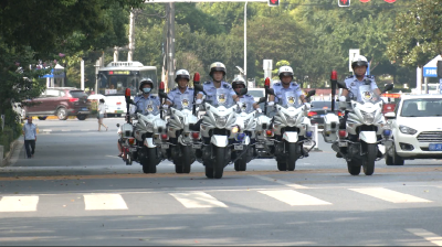 沙洋交警：为交通安全畅通撑起一片“绿荫”