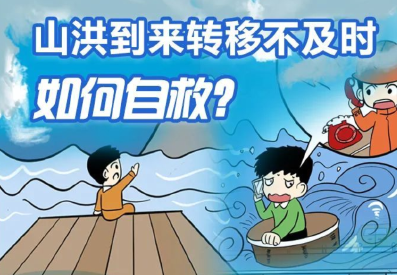 应急科普 | 图说：山洪到来如何自救？