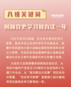 图解｜八组关键词，回顾党史学习教育这一年