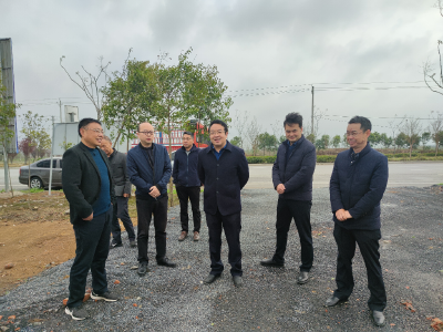 伍勇带队调研督办重点项目建设情况
