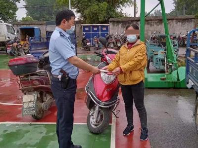 3台摩托车被盗，民警全部追回！