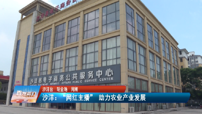 【媒体聚焦】沙洋：“网红主播” 助力农业产业发展