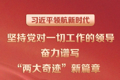 习近平领航新时代｜坚持党对一切工作的领导 奋力谱写“两大奇迹”新篇章