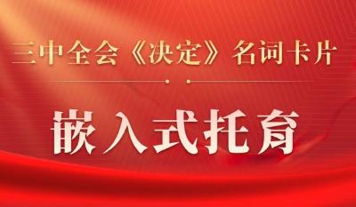 三中全会《决定》名词卡片天天学：嵌入式托育