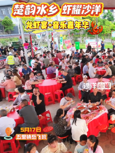 楚韵水乡 虾耀沙洋 龙虾宴+音乐嘉年华震撼来袭！