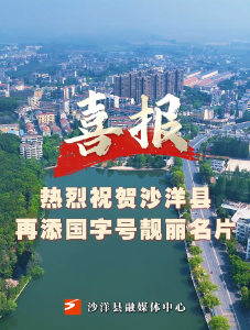 第七届全国文明村镇、文明单位和第三届全国文明家庭名单公布，沙洋入选的有 