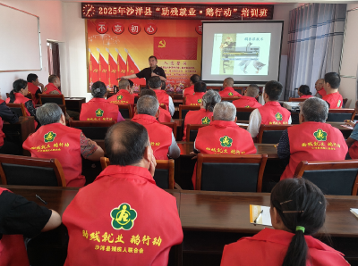 2025年沙洋县“助残就业·鹅行动”培训班开班
