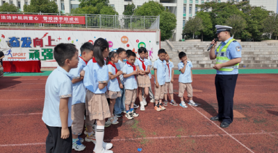 沙洋：法治护航润童心  警校携手助成长