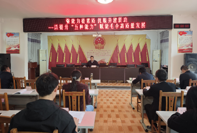 以赛提能强本领 凝心聚力谋发展 ——毛李镇成功举办首期主题演讲比赛