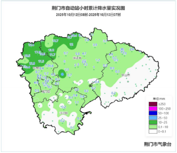 ​荆门气象台发布雨情快报