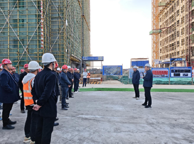 县城投集团开展安全文明施工观摩活动