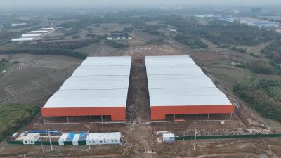 沙洋县荆闽建材项目全力冲刺年底投产