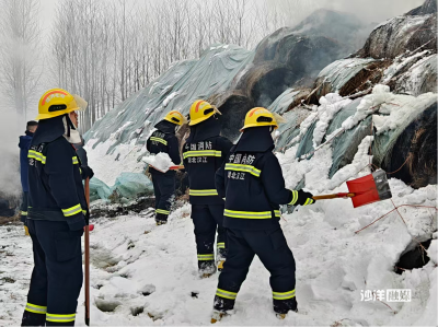 国家管网员工雪晨火速处置秸秆堆场险情 成功守护企业安全