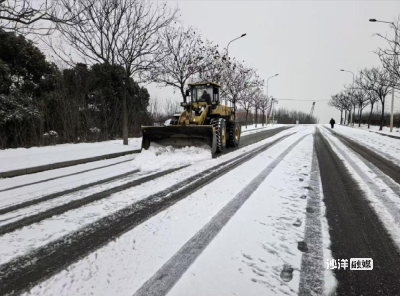 以雪为令 闻雪而动 ——  沙洋港全力保障道路畅通