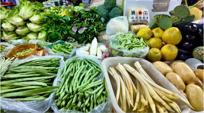 沙洋：本地时令蔬菜充足 市民“菜篮子”清爽实惠