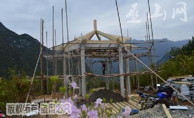 巫山：当阳里河村旅游基础设施建设已初具雏形