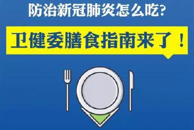 防治新冠肺炎怎么吃？卫健委膳食指南来了！