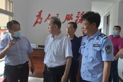 万学斌来我县调研公共法律服务体系建设