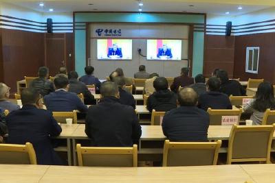 全国全省冬春农田水利暨高标准农田建设电视电话会议召开