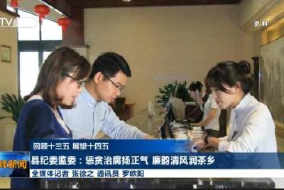 县纪委监委：惩贪治腐扬正气 廉韵清风润茶乡