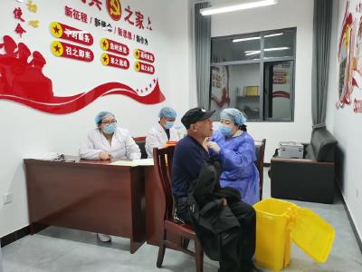 牛庄乡：贡献“一臂之力” 共筑免疫长城