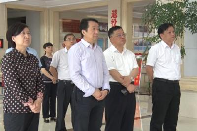 柳望春来我县调研基层民政工作