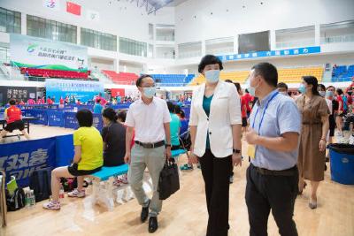 李伦华调研市六运会场馆建设及保障情况