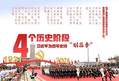 四个历史阶段，习近平为百年史诗“划篇章”