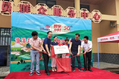 我县首个“数字乡村”示范村在渔洋关镇沙埫村揭牌