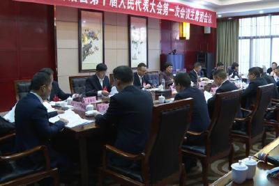 自治县十届人大一次会议召开主席团第2次会议