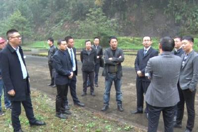 县领导现场督办重点项目工程建设情况