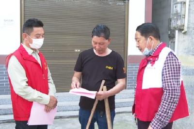 大房坪社区：加大宣传力度 营造浓厚创城氛围